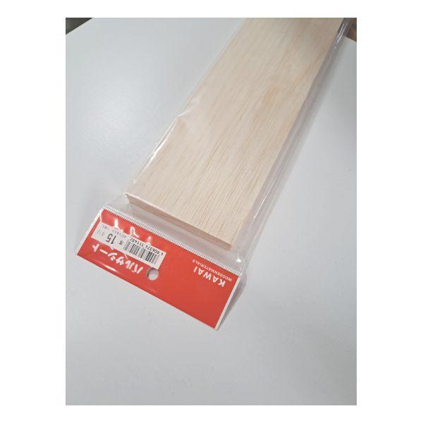 カワイ　バルサ　１５×８０×４５０ＭＭ （１枚入）