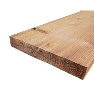 杉　足場板　グリーン材　約３５ｍｍ×２４０ｍｍ×４０００ｍｍ　波釘入り 荒材（ＧＲ材） (店舗受取のみ)