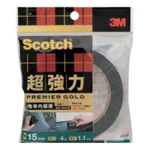 プレミアムゴールド 自動車 内装用 SCR15R 両面テープ 3M (コンパクト便可)