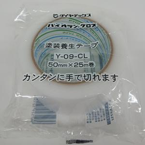 ダイヤテックス:パイオラン 塗装・建築養生用テープ 50mmx25m クリア