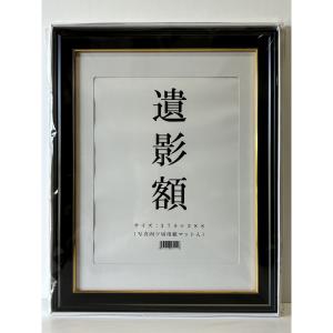 割れない 無反射 V寸六入山肖像額 八〇 金線入り 万丈 肖像 遺影 額縁