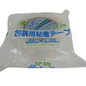 包装用テープ EF670E 50x25 半透明 EF670 リンレイテープ