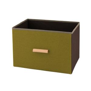 ウッドハンドルボックス 3826 ブラウン NHB3826-BR 幅38 奥行26 高さ