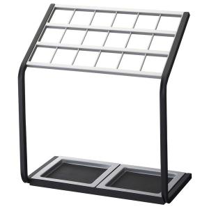 不二貿易（Fuji Boeki） メッシュ 傘立て 大 (直径25.5x50) シルバー