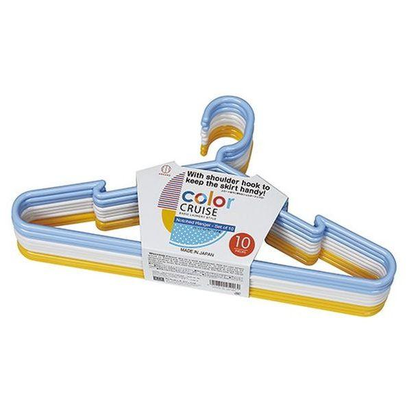 カラークルーズ プレーンハンガー 10本組 小久保工業所