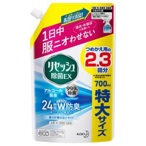 リセッシュ除菌EX 香りが残らないタイプ つめかえ用 700ml  室内用消臭・防臭剤 花王 Kao｜hcgooday