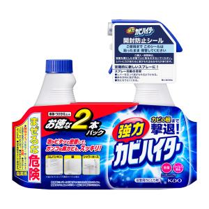 強力カビハイター 本体+つけ替 ペアセット 400ml+400ml お風呂のお手入れ品 KAO 花王｜hcgooday