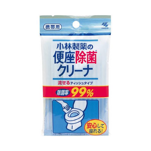 便座除菌クリーナ 携帯用ティッシュタイプ 10枚 小林製薬 （コンパクト便可）