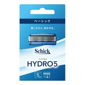 ハイドロ５ ベーシック 替刃 （４コ入） 男性用 ひげ剃り 替刃式カミソリ替刃 シック・ジャパン (コンパクト便可)｜hcgooday