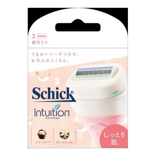 イントゥイション しっとり肌 替刃(3コ入) 女性用替刃式カミソリ替刃 シック・ジャパン (コンパク...