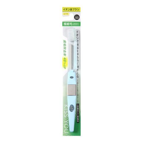 キスユー 極細 レギュラー 本体 ふつう 電子イオン 歯ブラシ アイオニック (コンパクト便可)