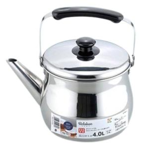 18-8ステン 大型ケトル 10L ケトル やかん 湯沸かし : ホームセンター