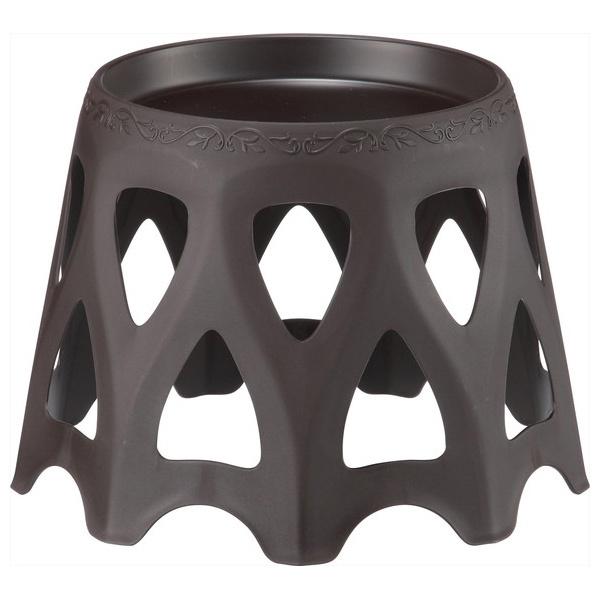 アップルウェアー apple 受皿付きスタンド21型MIDダークブラウン 21MID