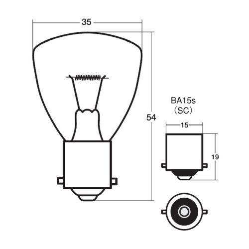 訳あり スタンレー バルブ 12V45W RP35 A5077