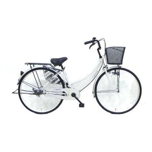 自転車 260 軽快LED シルバー 26インチ 変速機なし 福栄商会 自転車 260 軽快LED シルバー 26インチ 変速機なし 福栄商会