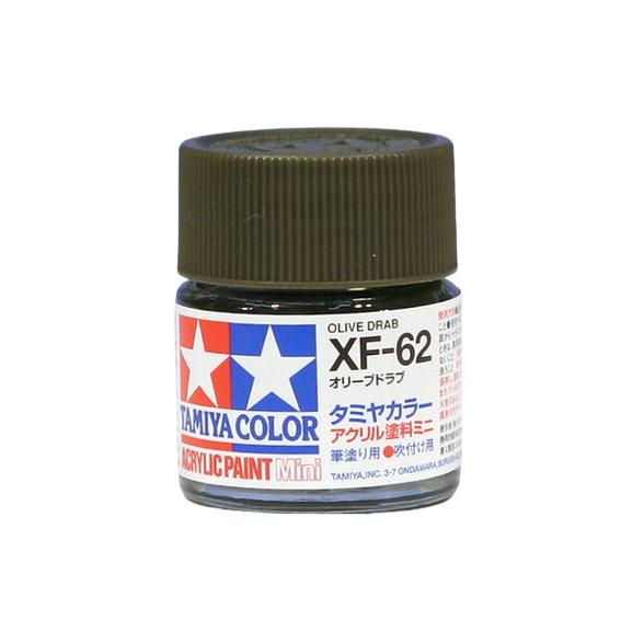 タミヤカラー アクリルミニ　ＸＦ６２　オリーブドラブ (コンパクト便可)