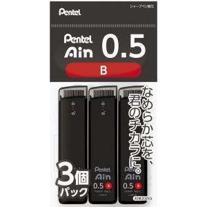 シャープ替芯　パック　ペンテル アイン ０．５　Ｂ　３Ｐ XC285B-3P 文具・事務用品 ぺんて...