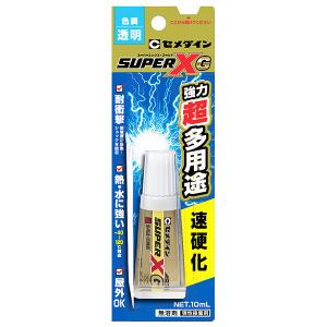 セメダイン スーパーＸゴールドクリアＰ１０ｍｌ ＡＸ-０２３ AX-023 文具・事務用品 接着剤 セメダイン  （コンパクト便可）｜hcgooday