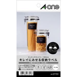 収納ラベル 耐水マットノーカット 27701 OAラベル ラベルシール ラベル 耐水 水に強い スリーエムジャパン (コンパクト便可)｜hcgooday