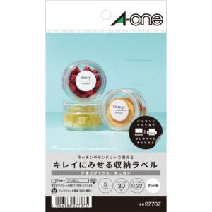 収納ラベル 耐水マット6面 丸型 27707 OAラベル ラベルシール ラベル 耐水 水に強い スリーエムジャパン (コンパクト便可)｜hcgooday