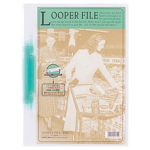 リヒトラブ LIHIT LAB. ルーパーファイル A4 緑 F3006ミト