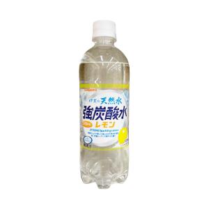 サンガリア 伊賀の天然水 強炭酸水レモン 500mlの商品画像