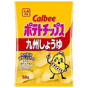 カルビー ポテトチップス 九州しょうゆ 53g 12コ入り 2025/09/01発売