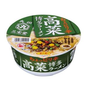 九州三宝堂 高菜博多ラーメン サンポー食品 カップラーメン カップ麺 97g｜hcgooday