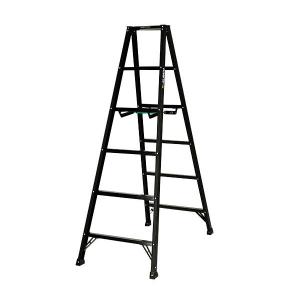 【中古品】アルインコ 一側足場用階段 BK-AK381818V ALINCO（アルインコ） 軽量専用脚立（シエロブラック） BS90FX 超軽量