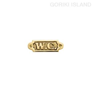 ゴーリキアイランド サイン WC 630110 サインプレート GORIKI ISLAND（メーカー直送）｜hcgooday