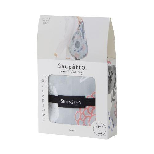 訳あり Shupatto コンパクトバッグ Drop Ｌ・ポピー エコバック たためる シュパット ...