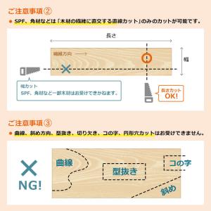 木材カット 木材 カット オーダーカットの詳細画像2