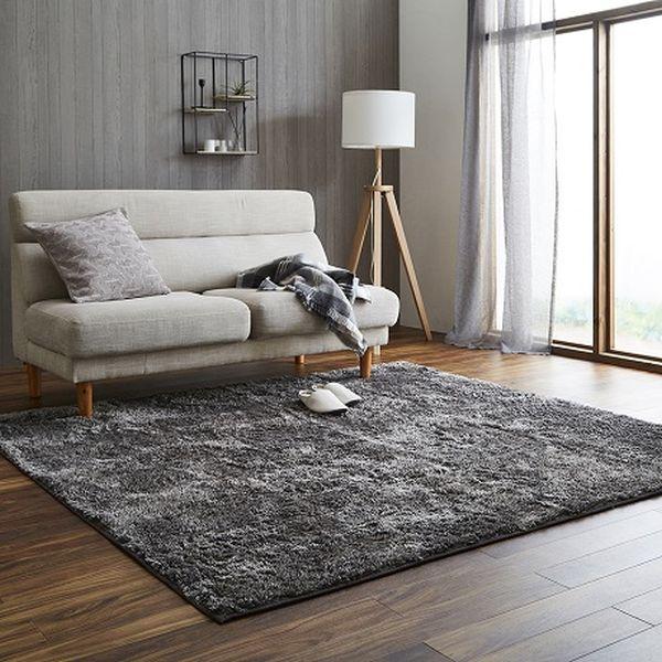 制菌ラグ ルフォン 選べる6色 ベージュorブラウンorグリーンorグレーorネイビーorオレンジ ...