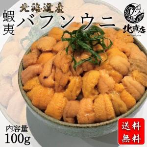 【蝦夷バフンウニ100ｇ】北海道産 蝦夷バフンウニ（塩水ウニ100ｇ）うに ウニ ばふんうに バフンウニ 北海道  水産業界最安値に挑戦   贈り物  丼｜hcimport