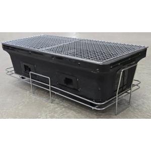 黒七輪 角型 特大サイズ 3〜4人用 ST-44 幅540mm×奥行230mm×高さ165mm | ...