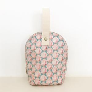 リバティプリント 保冷 保温 マグポーチ 外ポケット付き