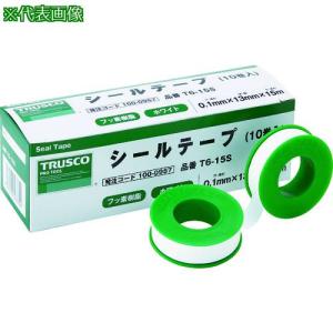 ■TRUSCO シールテープ 13mmX5m《10巻入》【1000956×10:0】[店頭受取不可]