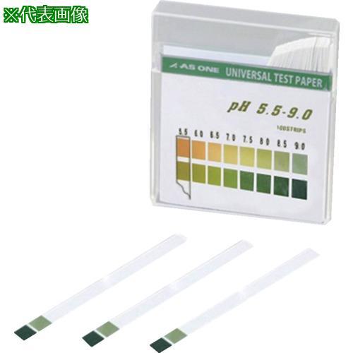 ■AS pH試験紙 スティックタイプpH0-14 (100枚入)【1022994:0】[店頭受取不可...