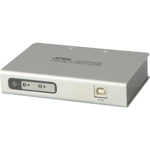 ■ATEN USB to RS-232 変換器/2ポート【1152212:0】[送料別途見積り][店...