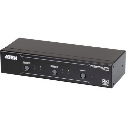 ■ATEN マトリックスビデオ切替器 HDMI / 2入力 / 2出力 / 4K対応【1152241...