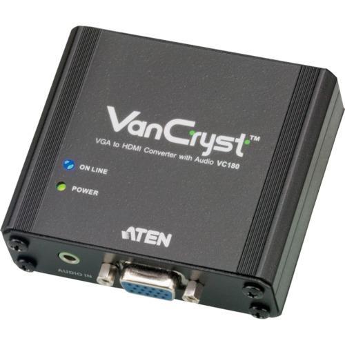 ■ATEN ビデオ変換器 VGA to HDMIタイプ【1153011:0】[送料別途見積り][店頭...