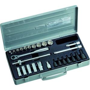 □HAZET ソケットレンチセット(差込角6.35mm) スマートケース入り