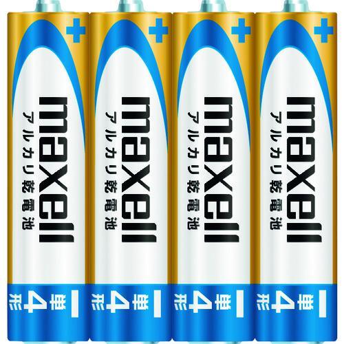 ■マクセル アルカリ乾電池単4(4個入り)【1167681:0】[店頭受取不可]