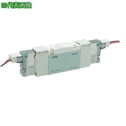 ■CKD 電磁弁 パイロット式5ポート弁 ベース配管【1237899:0】[店頭受取不可]