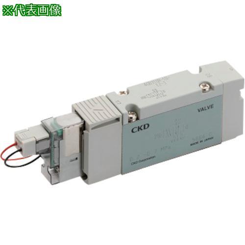 ■CKD パイロット式5ポート弁 ベース配管【1239419:0】[送料別途見積り][店頭受取不可]