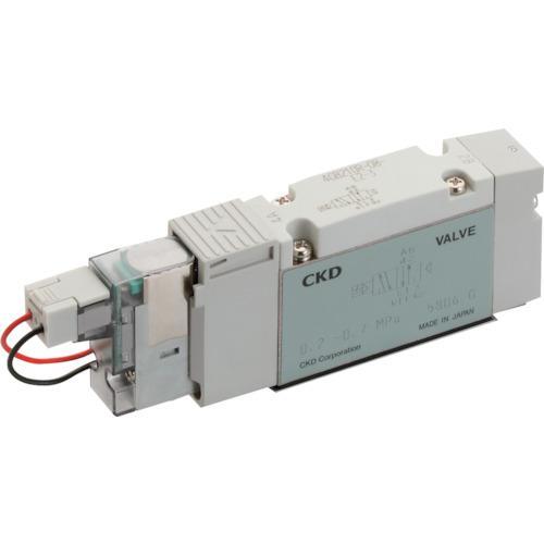■CKD 電磁弁 パイロット式5ポート弁 ベース配管【1239420:0】[店頭受取不可]