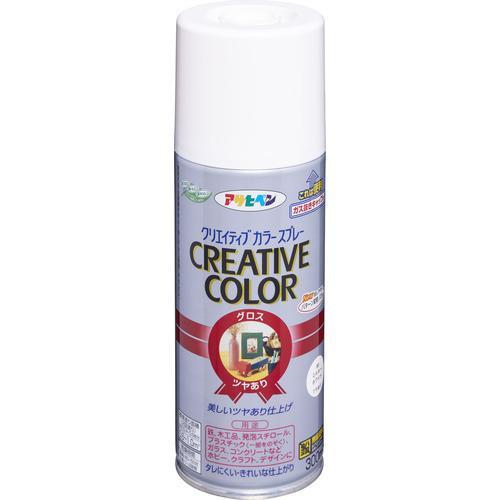 ■アサヒペン クリエイティブカラースプレー 300ML 80ミルキーホワイト【1244020:0】[...