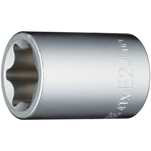 ■TONE E型トルクスソケット 呼びNO.E24 差込角12.7mm【1249963:0】[店頭受...