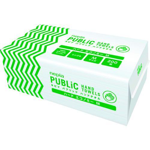 ■ネピア パブリックハンドタオル ハードエコノミーM 200枚 25パック入り【1269801:0】...