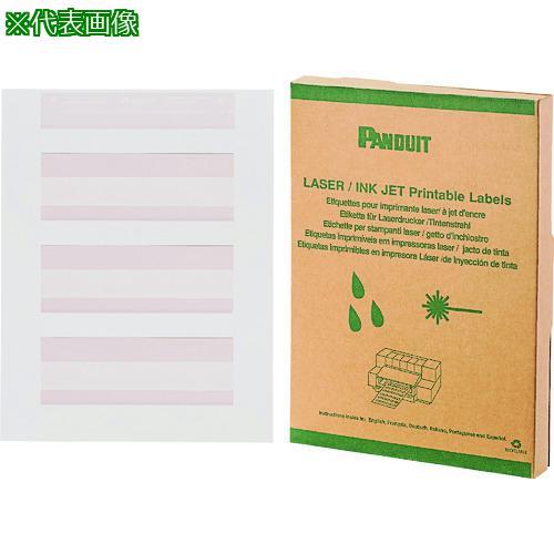 ■PANDUIT レーザープリンタ用回転ラベル 白 印字部38.1mmX12.7mm ラベル数100...